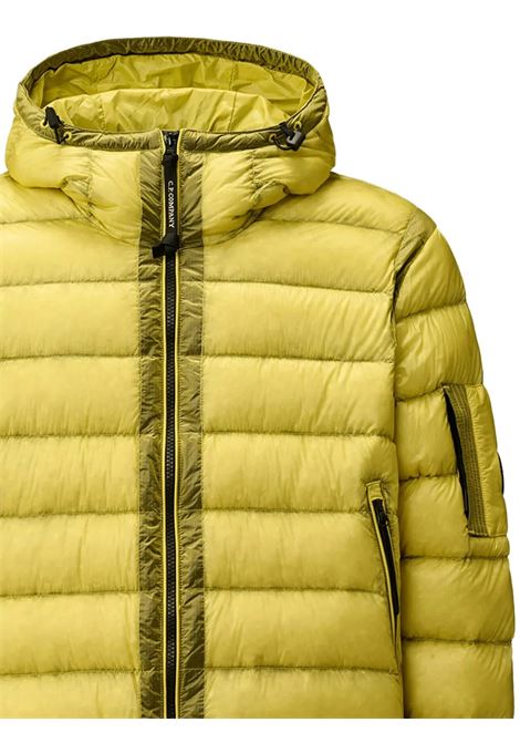 d.d. shell hooded down jacket man green C.P. COMPANY | 19CMOW002A-110416A210